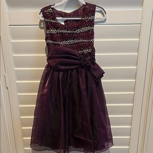 Elegant Purple Kids Dress